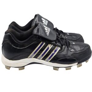 Adidas Shoes Mens Size 10.5 Black Traxion AdiTUFF Soccer Cleats G08217 Athletics